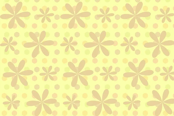 Patrón Sin Costuras Con Flores Ilustración Vectorial — Foto de Stock