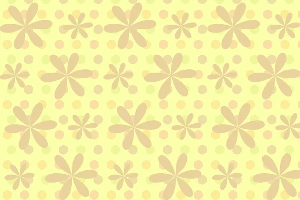 Patrón Sin Costuras Con Flores Ilustración Vectorial — Foto de Stock