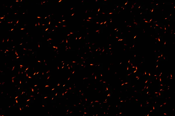 赤と黒の粒子の抽象的な背景 ストック写真