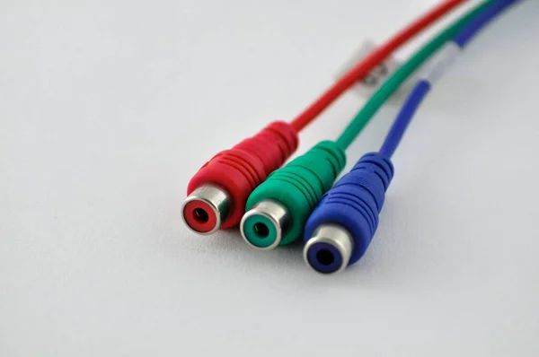 Cierre Enchufe Cable — Foto de Stock