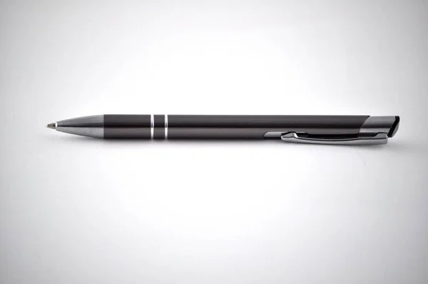 Close Black Pencil White Background — Stock Photo, Image