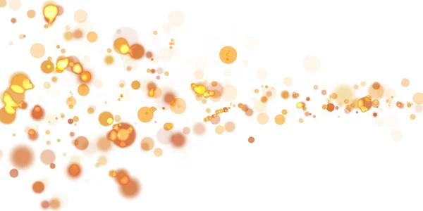 Light Multicolor Orange Vector Backdrop Spheres Colorful Illustration Blurred Drops — Stock Photo, Image