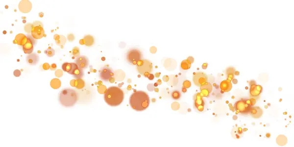 Lys Orange Vektor Mønster Med Bobler Glitter Abstrakt Illustration Med - Stock-foto