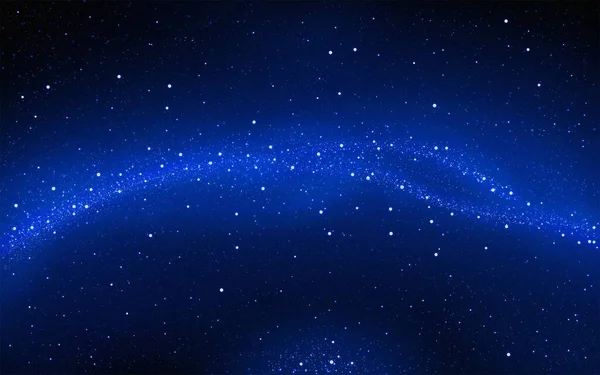 Cielo Estrellado Vista Nocturna Imagen de archivo