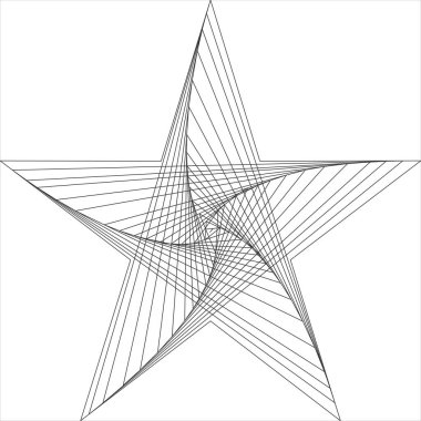 Black and white icon image illustration, on black background