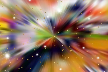 Renkli ışıklarla soyut arkaplan