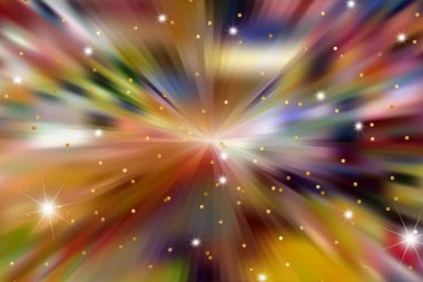 Parlayan yıldızlı soyut arkaplan