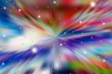 Renkli ışıklarla soyut arkaplan