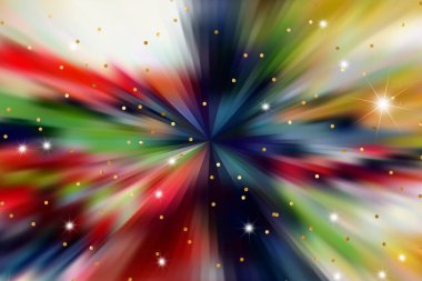 Renkli ışıklarla soyut arkaplan
