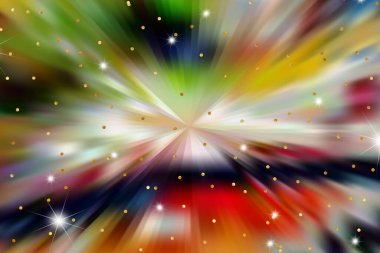 Renkli ışıklarla soyut arkaplan