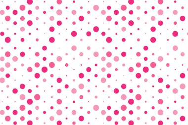 Açık Pembe, sarı vektör desenli daireler, yıldızlar.