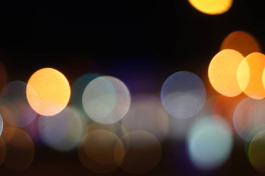 Bokeh ışıkları ile soyut arkaplan