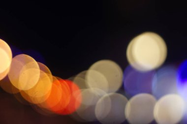 Bokeh ışıkları ile soyut arkaplan