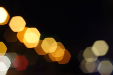 Bokeh ışıklarının soyut arkaplanı