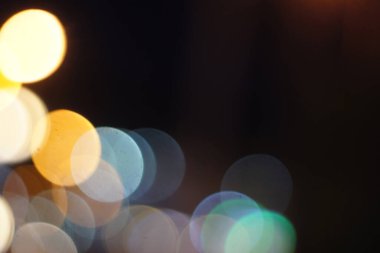 Bokeh ışıkları ile soyut arkaplan