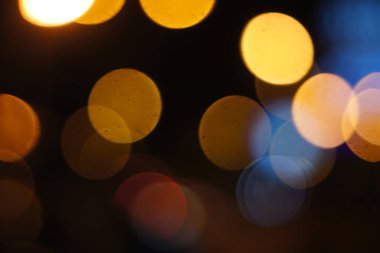Bokeh ışıkları ile soyut arkaplan