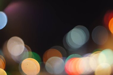 Bokeh ışıkları ile soyut arkaplan