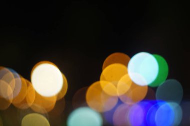 Bokeh ışıkları ile soyut arkaplan