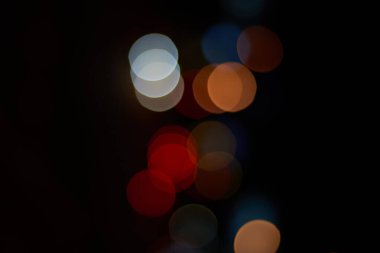 Bokeh ışıkları ile soyut arkaplan