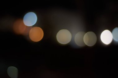 Bokeh ışıklarının soyut arkaplanı