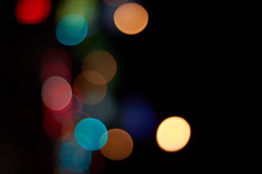 Bokeh ışıkları ile soyut arkaplan