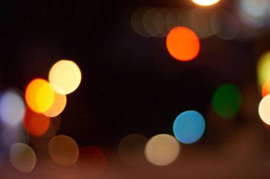 Bokeh ışıkları ile soyut arkaplan