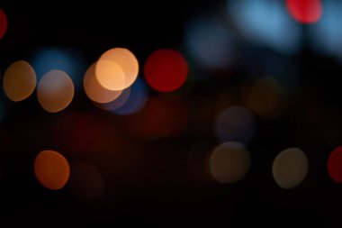 Bokeh ışıkları ile soyut arkaplan