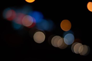 Bokeh ışıkları ile soyut arkaplan