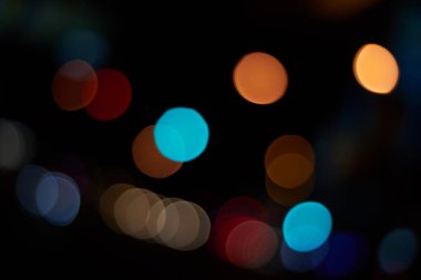 Bokeh ışıkları ile soyut arkaplan