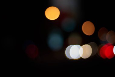 Bokeh ışıkları ile soyut arkaplan