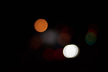 Bokeh ışıklarının soyut arkaplanı