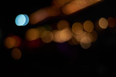 Bokeh ışıklarının soyut arkaplanı