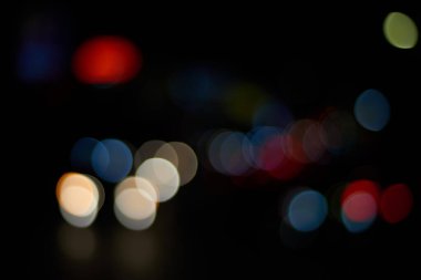 Bokeh ışıkları ile soyut arkaplan