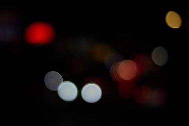 Bokeh ışıklarının soyut arkaplanı