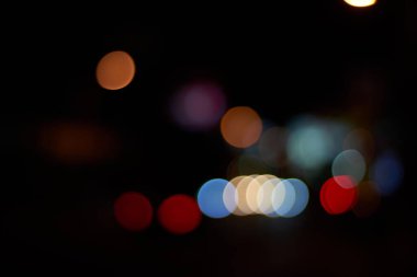 Bokeh ışıklarının soyut arkaplanı