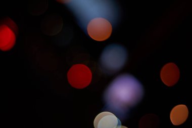 Bokeh ışıkları ile soyut arkaplan