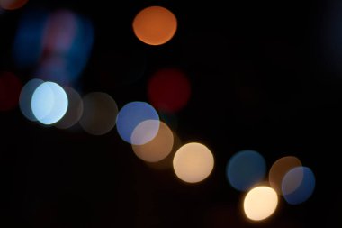 Bokeh ışıkları ile soyut arkaplan