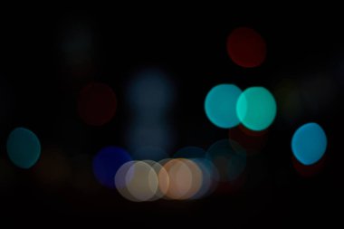 Bokeh ışıkları ile soyut arkaplan