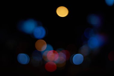 Bokeh ışıkları ile soyut arkaplan