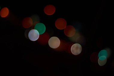 Bokeh ışıkları ile soyut arkaplan