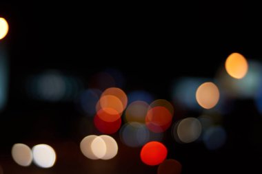 Bokeh ışıkları ile soyut arkaplan