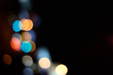 Bokeh ışıkları ile soyut arkaplan