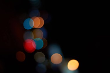 Bokeh ışıkları ile soyut arkaplan