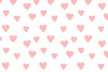 Kalplerin kusursuz deseni. vektör illüstrasyonu