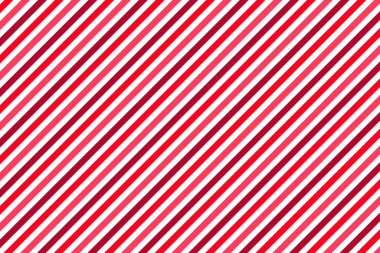 Kırmızı ve beyaz çizgili, pürüzsüz desen. vektör illüstrasyonu