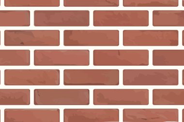 Kusursuz tuğla duvar deseni. vektör illüstrasyonu.