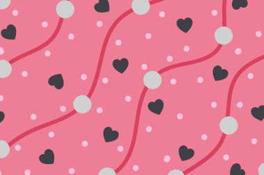 Kalpli ve noktalı soyut arkaplan