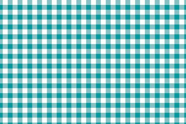 Kareli ekose ve vektör illüstrasyonlu kusursuz desen