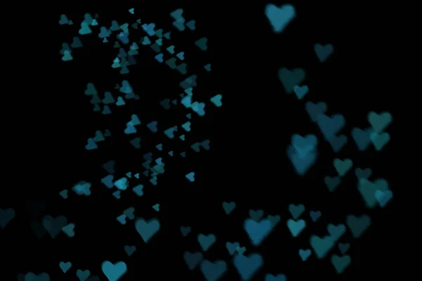 light blue, yellow vector backdrop with hearts.
