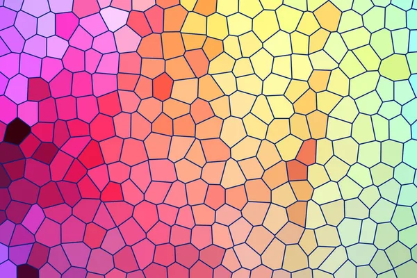 abstract background of colorful hexagon pattern